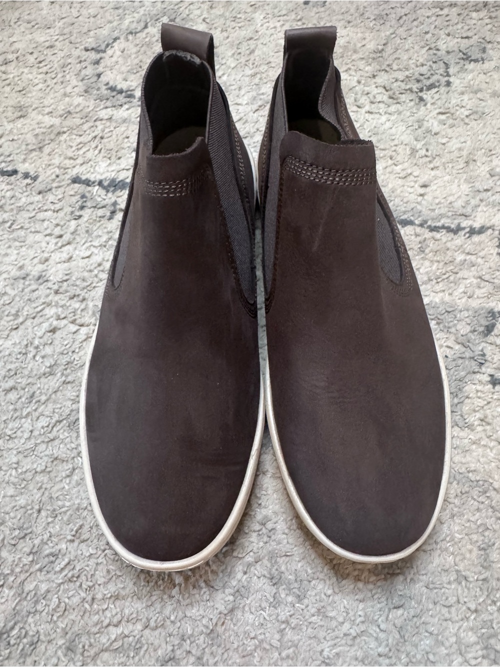 Women's Olukai Pehuea mid leather upper rubber bottom sz 8 NWOT